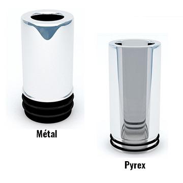 Driptip Joyetech eGo One type 510 Pyrex ou métal