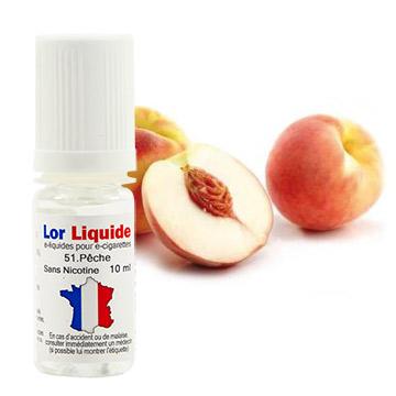 e-liquide Lorliquide Pêche arôme fruité