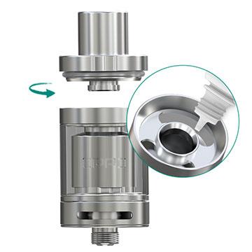 Top cap et remplissage par le haut pour cet atomiseur Eleaf Oppo