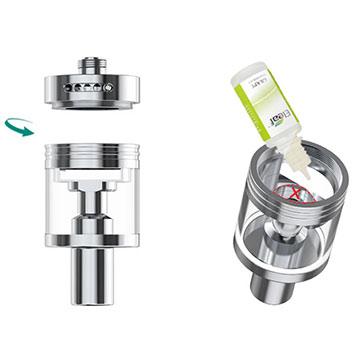 Clearomiseur Eleaf GS Tank remplissage facile par le bas.