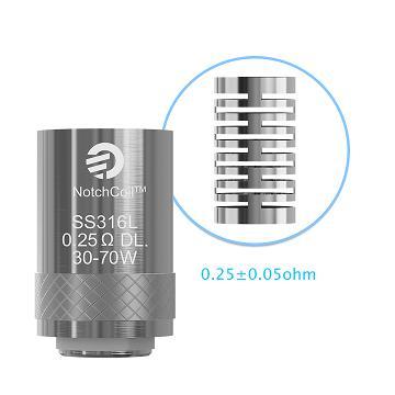 détail de la résistance Joyetech Notchcoil 0.25 Ohm