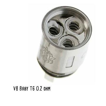 Résistance Smoktech V8 Baby T6 sextuple coils