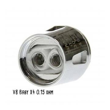 Résistance Smoktech V8 Baby X4 dual coils