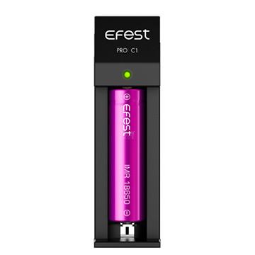 Chargeur d'accumulateur Efest Pro C1 adaptable tous formats d'accus