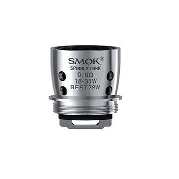 Résistance de remplacement Dualcore 0,6 Ohm pour clearomiseur Smoktech Spirals