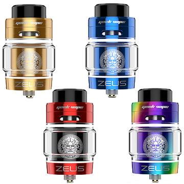 Clearo Geek Vape Zeus Bulb Dual RTA dans divers coloris