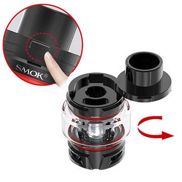 Fermeture sécurisé du Smoktech TFV8 Baby V2