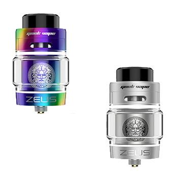 Geek Vape Zeus Dual RTA en version rainbow et silver