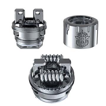 Le deck RBA TFV8X-Baby est livré avec un montage dual-coils Clapton de 0,35 Ohm