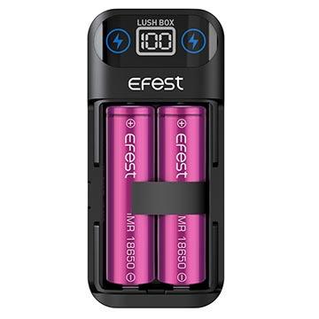 Chargeur Lush Box Efest compatible accus 18650