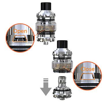 Changement sans fuites de la résistance du Melo 5 Eleaf