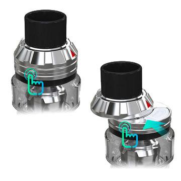 Remplissage sécurisé du clearomiseur Eleaf Rotor