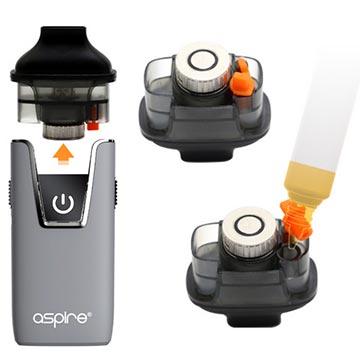 Remplissage du Pod AIO Nautilus Aspire 1000 mAh 