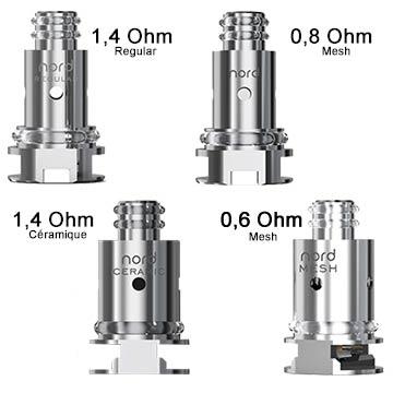 Gamme de résistances Smoktech Nord Pod