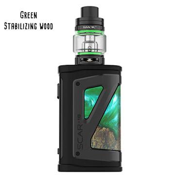 Kit Smoktech Scar18 et TFV9 green wood