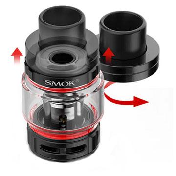 Remplissage du TFV9 Smoktech