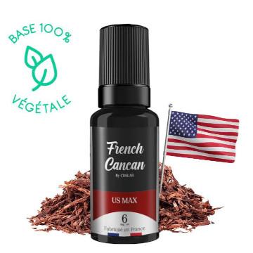 E-liquide French Cancan US Max goût tabac américain