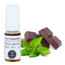 Un gôut frais et suave pour ce eliquide choco-Menthe Lorliquide
